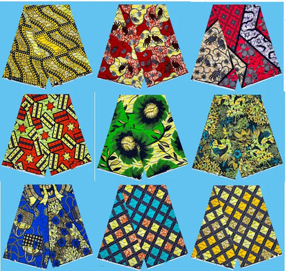 Ankara Fabric African Real Wax Print Cotton 100% New Design 2024 Tissus Wax Africain Patchwork Fabric For Dress 6yard Sales Soft