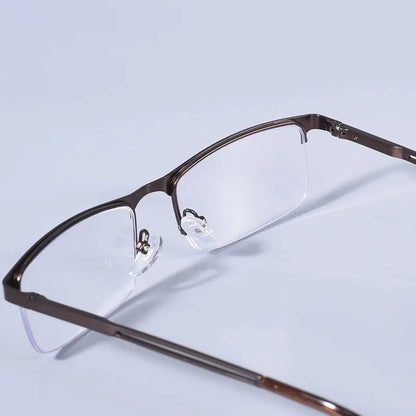 Light Half Frame Reading Glasses Blue Light For Presbyopia Eyeglasses with Diopters +1.0+1.25+1.5+1.75+2.0+2.25+2.5+2.75+3.0+4.0