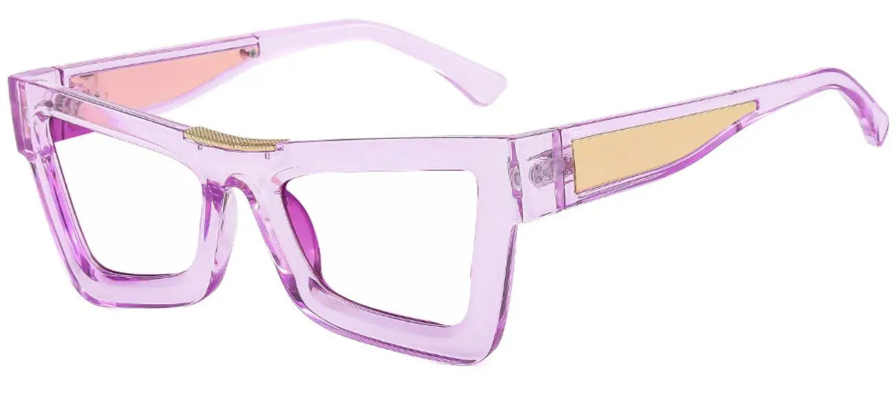 Fashion Personality Colorful Cat Eye Reading Glasses Women Men Luxury Big Frame Anti Blue Light Glasses Presbyopia Eyeglasses