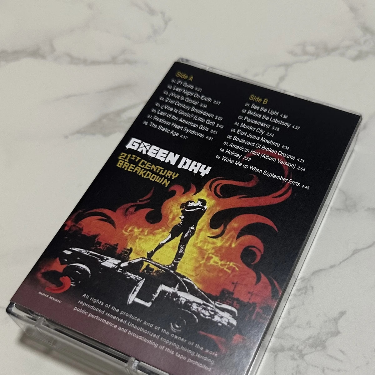 Rock Green Day Music Tape 21st Century Breakdown Album Murder City Cassettes Cosplay Walkman Recorder Car Soundtrack Box Gifts