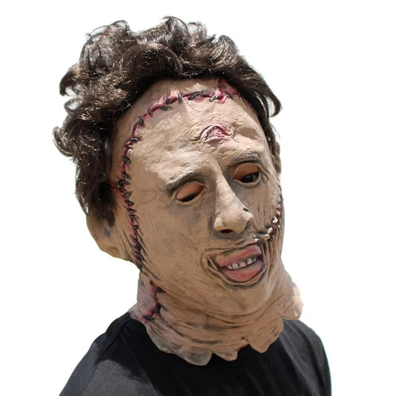 Halloween Movie Leather Mask Cosplay Latex Killer Helmet Horror Mask