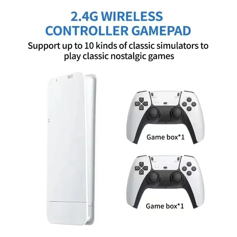 2026 New M15 Game Mini TV Handheld Game Console Wireless Gamepads Video Game 64G 20000+ Retro Game HD Output Two-player ﻿