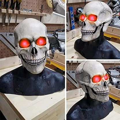 Halloween Mask Movable Jaw Full Head Skull Mask Helmet Halloween Horror Scary Mask Cosplay Musk Party Decor 2022 Skull Helmet