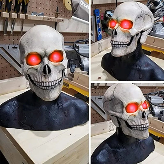 Halloween Mask Movable Jaw Full Head Skull Mask Helmet Halloween Horror Scary Mask Cosplay Musk Party Decor 2022 Skull Helmet