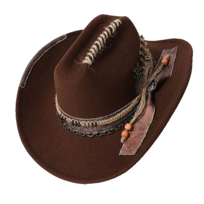 Handmade Fedora Hat suede Men's and Women's Hat feather vintage Fashion Jazz hat Top hats flat Panama sombrero mujer British hat