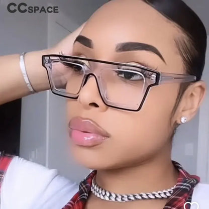 R56012 Oversized Rectangle Reading Glasses +1.00 +2.00 +3.00 Retro Eyeglasses for Hyperopia Glasses Presbyopia Eyeglasses