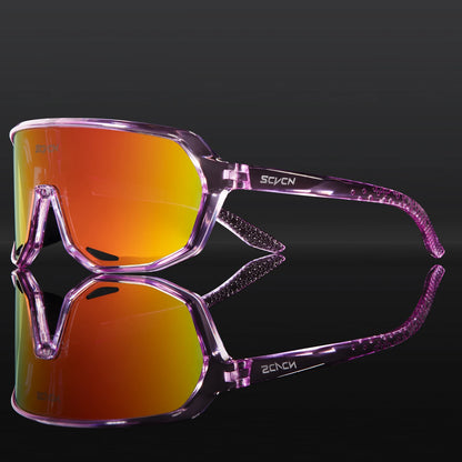 SCVCN Fashion Sports Running Glasses Outdoor Bicycle Drive Hiking Sunglasses Men MTB Cycling Sunglasses Women Road Bike Glasses