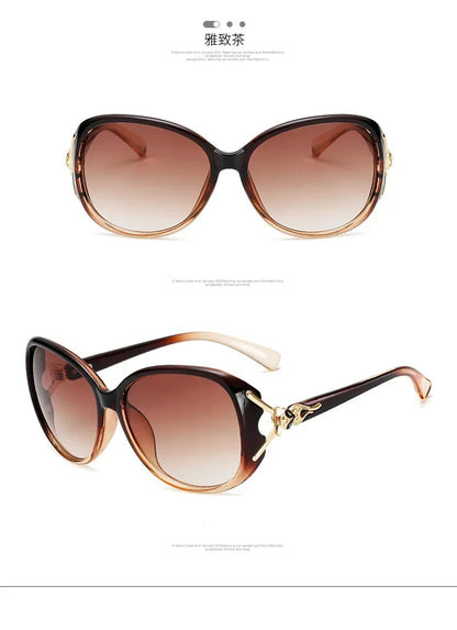 New Vintage Big Frame Sunglasses Woman Vintage Brand Travel Classic Sun Glasses Female Fashion Retro Eyewear UV400