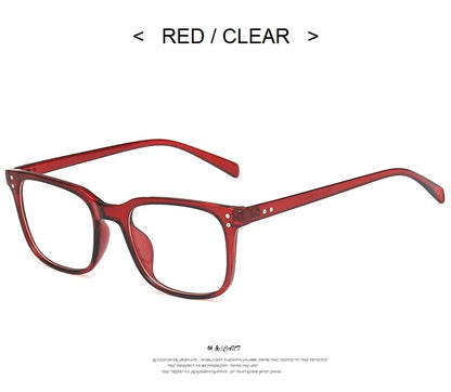 Square Fashion Glasses Women Blue Light Blocking Glasses Men TR90 Anti Blue Light Gaming Optical Computer Eyeglasses Frames