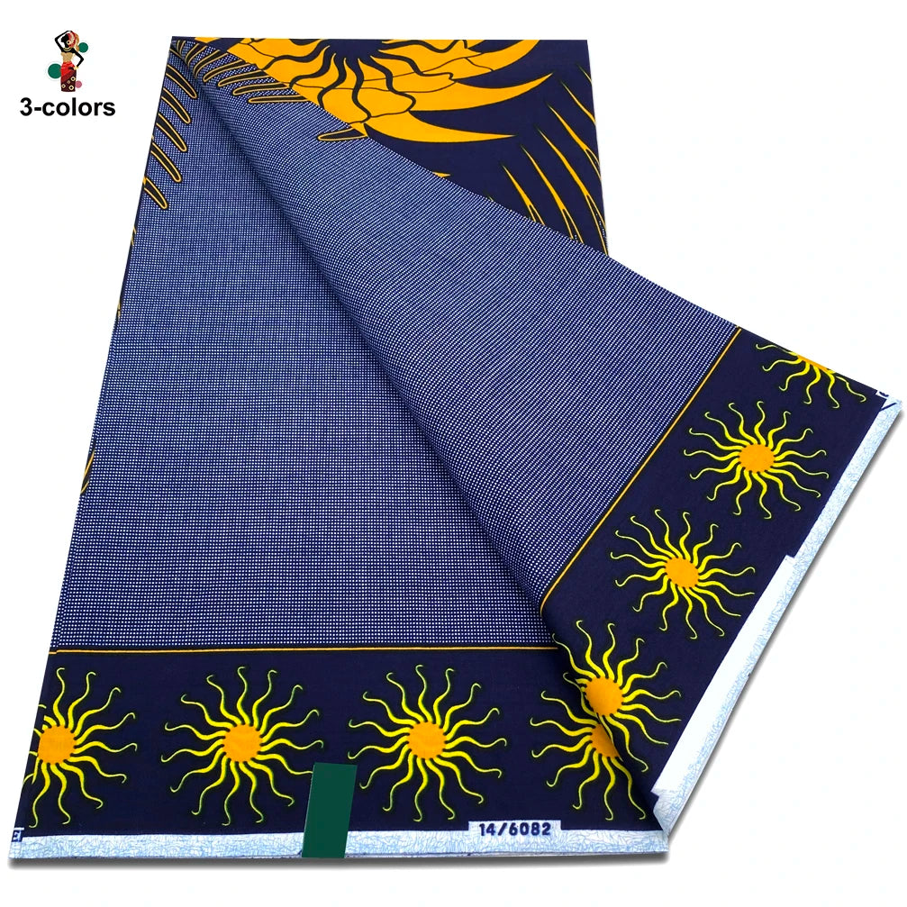 2025 Veritable Wax Guaranteed Real Wax Print Fabric dutch hollandais Pagne African Wax Fabric 6 yards