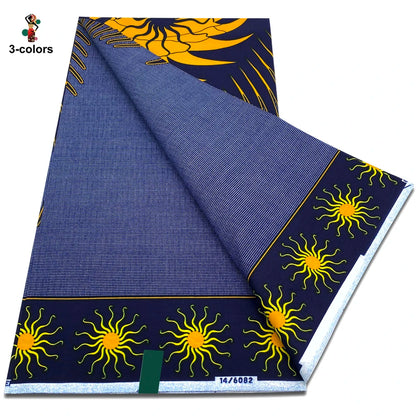 2025 Veritable Wax Guaranteed Real Wax Print Fabric dutch hollandais Pagne African Wax Fabric 6 yards