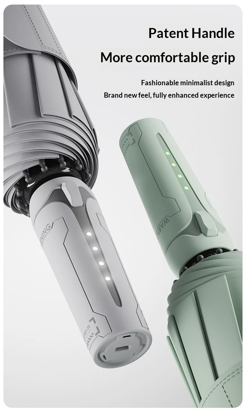 Automatic Umbrella, Windproof and Rainstorm-Resistant, Foldable Umbrella for Sunny and Rainy Days, Sunshade Umbrella