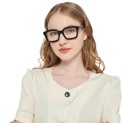 Transparent Square Computer Glasses Frame Women Men Anti Blue Light Rectangle Eyewear Blocking Optical Spectacle Eyeglasses