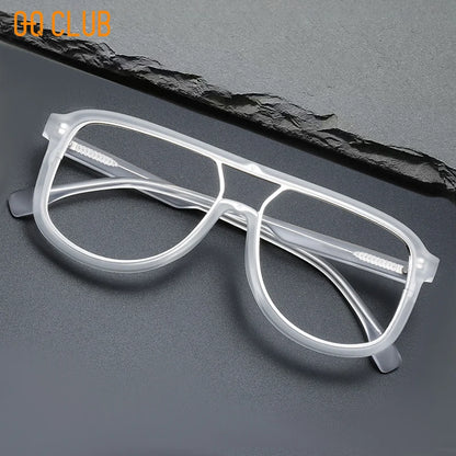 O-Q CLUB Men's Glasses for Reading Glass Eyeglasses Women's Eyepieces Graduated Lenses to Read Eye-glasses -1 Eyeglass Frames