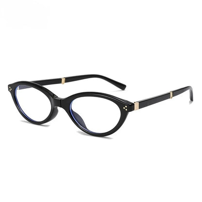 Retro Cat-Eye Foldable Sunglasses Portable Mini Pocket Shades with Case UV400 Protection Vintage Narrow Frame Sun Glasses