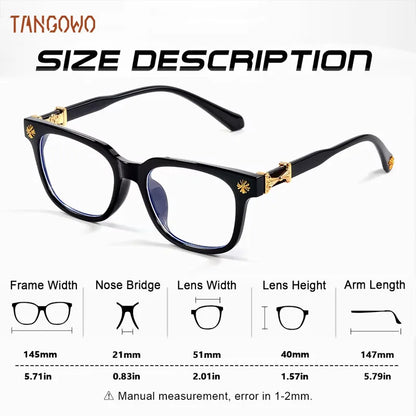 TANGOWO Bulb Light Glasses Man Style Men Sunglasses Women Graduated Lenses to Read Women's Eyepieces for Reading Glass Glasses-3