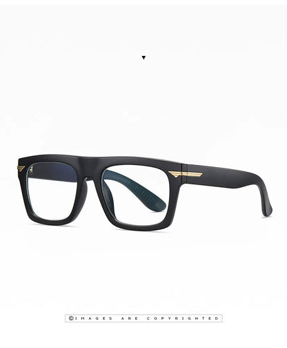 2022 Retro Big Square Frame Designer Reading Glasses Anti Blue Light Computer Eyeglasses Prescription Eyewear Diopters 0 to +6.0