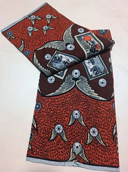 Style Pagne Guaranteed Veritable Original African Real Wax Fabric For Party Dresses Ankara Wax Print Fabric 100% Cotton Ghana