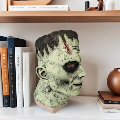 Horror Frankenstein Latex Mask Cosplay Monster Costume Mask Mad Scientist Movie Halloween Party Horror Men's Cosplay Costume