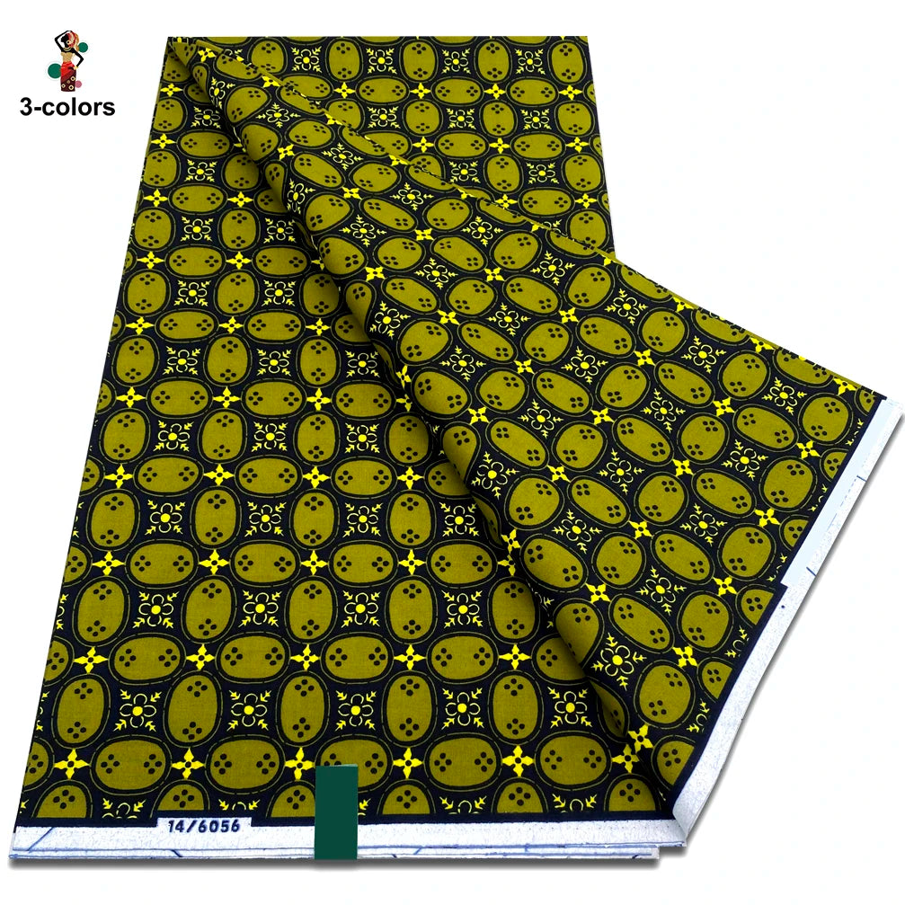 2025 Veritable Wax Guaranteed Real Wax Print Fabric dutch hollandais Pagne African Wax Fabric 6 yards