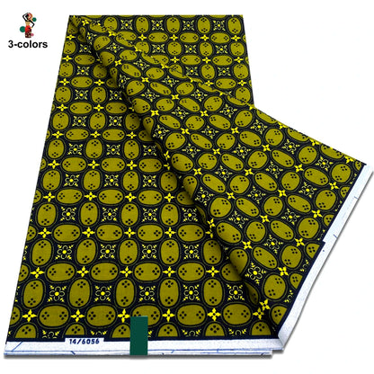 2025 Veritable Wax Guaranteed Real Wax Print Fabric dutch hollandais Pagne African Wax Fabric 6 yards