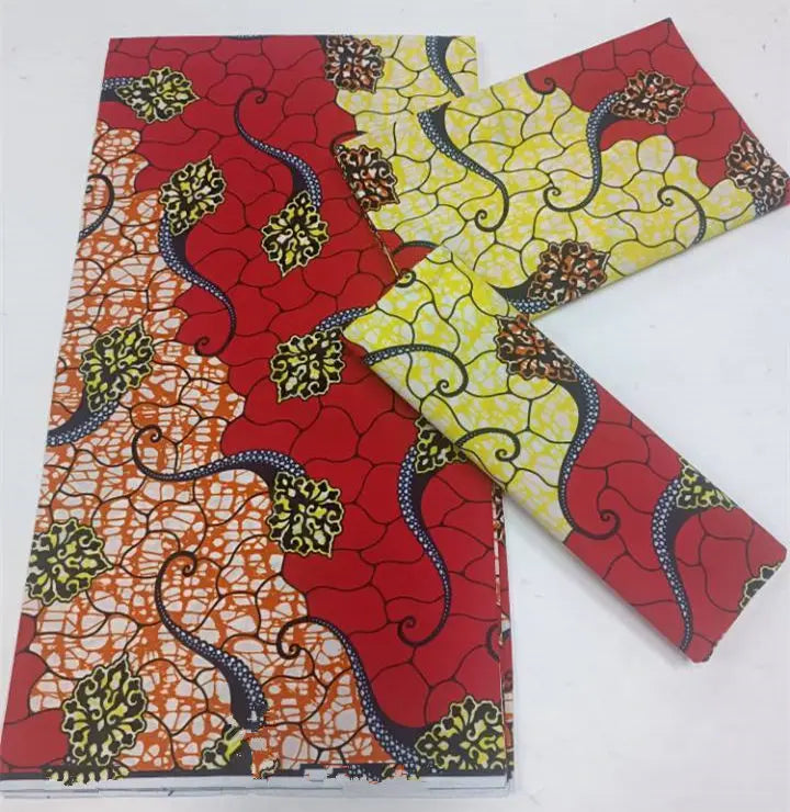 Grand Super Original African Wax Fabric High Quality Nigerian Print Ankara Fabric For Sewing 6 Yard Women Dress 100% Cotton