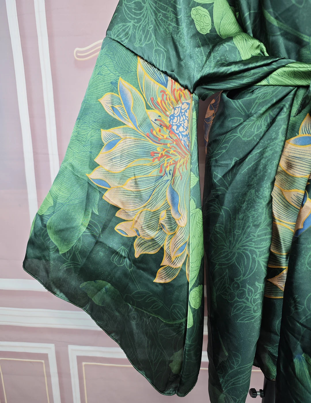 Elegant Floral Summer Sexy Lady Beach Bikini Mini Kimonos Plus Size African Women Fashion Swimwear Loose Cardigans Clothes