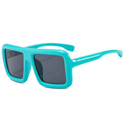 Big Oversized Square Sunglasses Punk UV400 Protection Thick Frame Sun Glasses Lady Shades for Women & Men