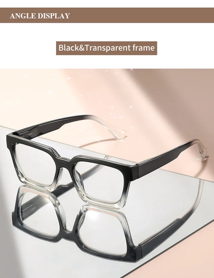The small square frame reading glasses are classic, retro, simple and comfortable for daily wear. They are reading glasses