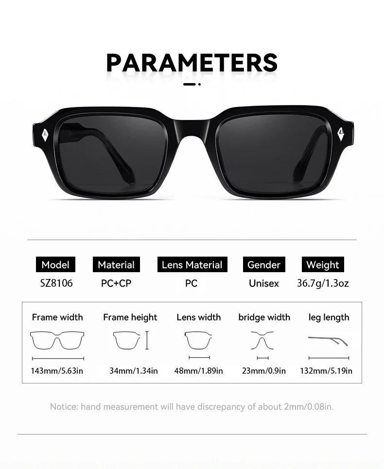 O-Q CLUB Uv400 Polarized Sunglasses Men 2024 Lunette Men's Glasses Women Eyewear Sunglass Luxury Women's Eyepieces Man Lenses