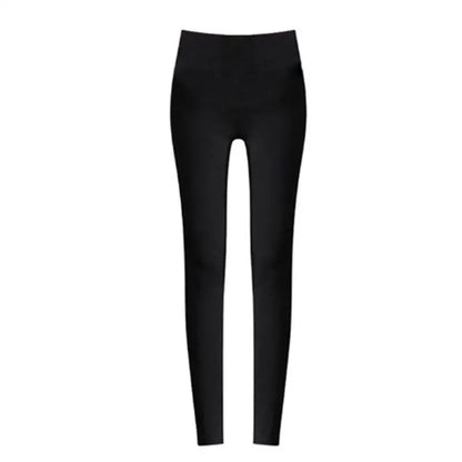 Fashion High Street Casual Women's High Waist Printed Bottom Pants New Women Reflective Tight Elastic Outerwear Pants