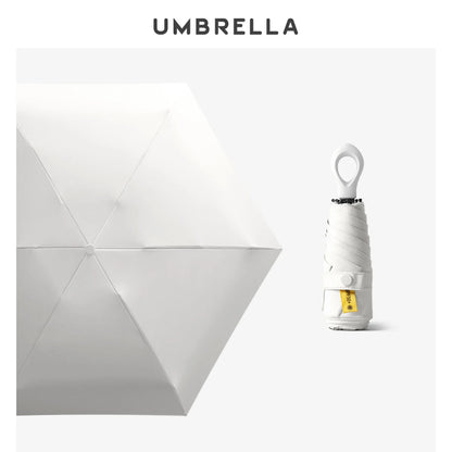 Lightweight Mini Foldable Rain Umbrella Traveling Size Sun Umbrella for Outdoor Use Sun Protections