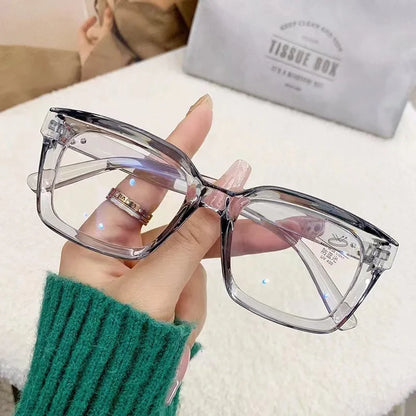 Transparent Square Computer Glasses Frame Women Men Anti Blue Light Rectangle Eyewear Blocking Optical Spectacle Eyeglasses