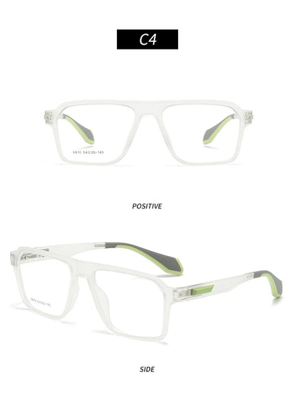 2024 New Sports Glasses Fashion Square Cycling Men's Glasses Frame Ultra-light  Optical Prescription Eyeglass Frame Women 6810