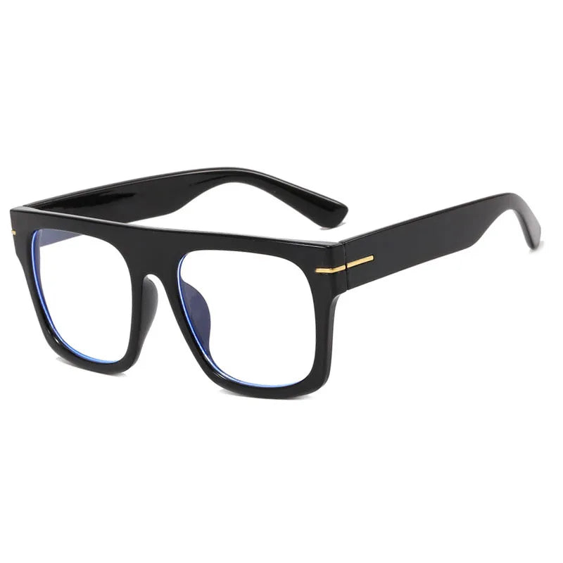 Large Square Anti Blue Light Reading Glasses Men Women Classic Designer Clear Presbyopic Eyewear Prescription Optical Glasses