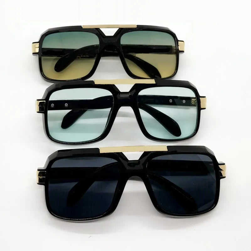 Luxury Brand Oversized Punk Square Sunglasses Men Women Big Frame Sun Glasses Shades Eyewear Goggle De Sol Oculos