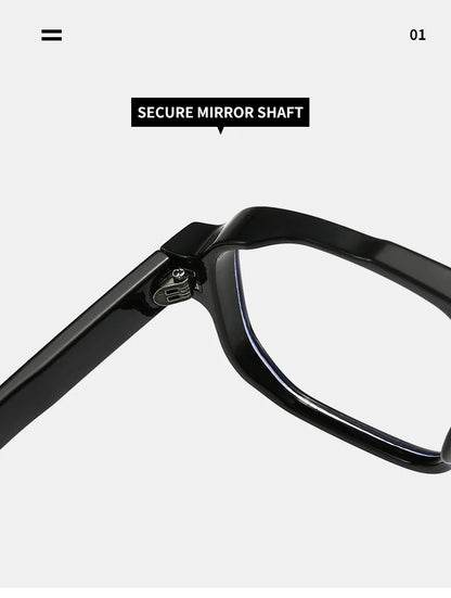 SHAUNA Double Bridges Anti Blue Light Retro Women Square Glasses Frame Fashion Men Optical Eyewear