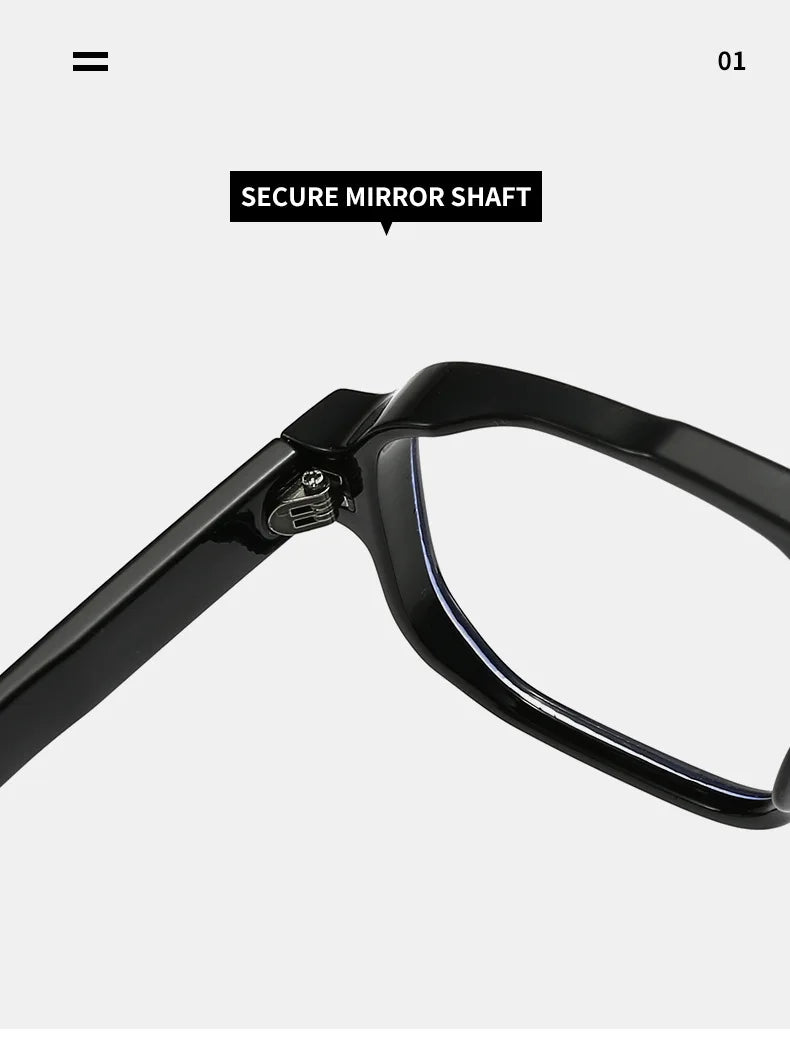 SHAUNA Double Bridges Anti Blue Light Retro Women Square Glasses Frame Fashion Men Optical Eyewear