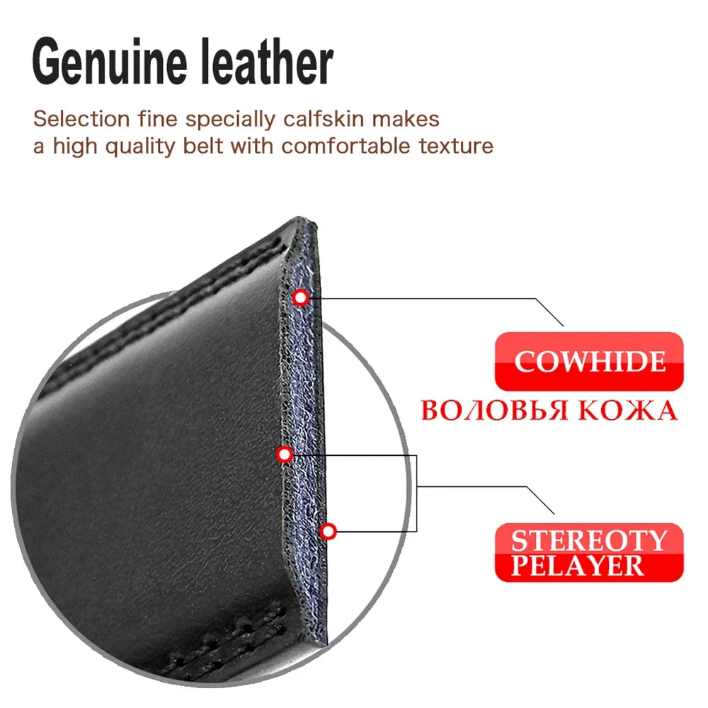 Men Leather Belt Automatic Buckle Belt Fashion Alloy Belts Genune Leather Luxury Belts for Men Business Luxury Designer Clothes