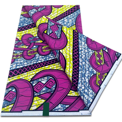 African Real Wax Prints Fabric Ankara Wax 100% Cotton Fabric Guaranteed Veritable Original Sewing Material