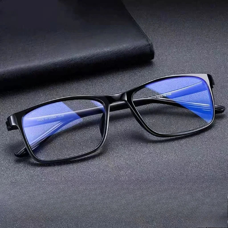 2PCS HD Anti-blue Light Anti-fatigue Reading Glasses for Men and Women Fashion Ultra-light Portable Reading Glasses +100 To +400