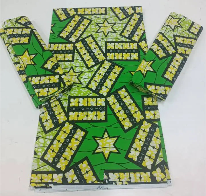 2023 Guaranteed Veritable Super Hollandais African Wax Fabric 100%Cotton 6 yards Original Ankara Block Print Pattern Africa