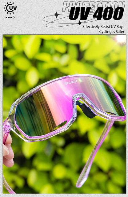 SCVCN Fashion Sports Running Glasses Outdoor Bicycle Drive Hiking Sunglasses Men MTB Cycling Sunglasses Women Road Bike Glasses