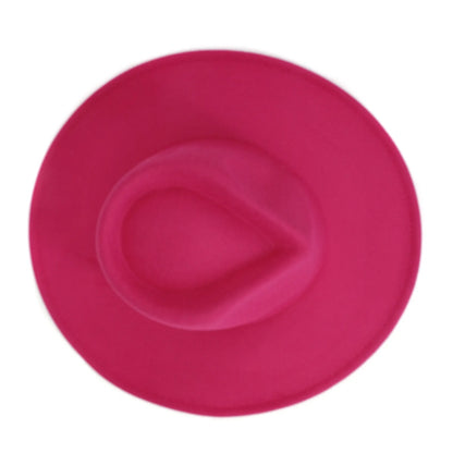 Women's Men's Fedora Hat Winter and Autumn Elegant Women's Gangster Trilby Felt Hamburg Church Jazz Hat 55-58CM Adjustable