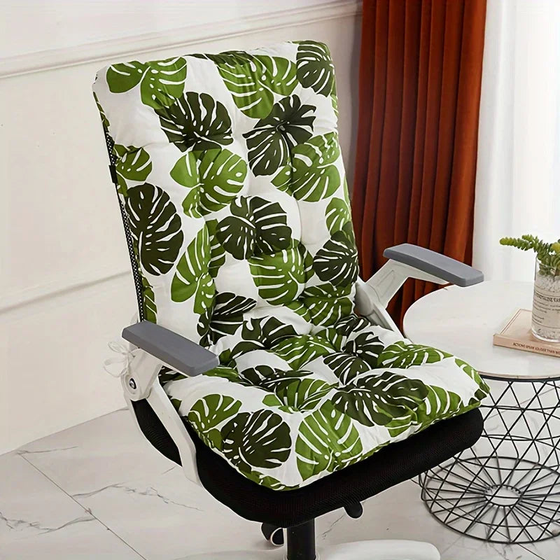 Ergonomic Office Chair Cushion with Integrated Backrest Support - Suitable for Multifunctional Use of Home and Car Seats