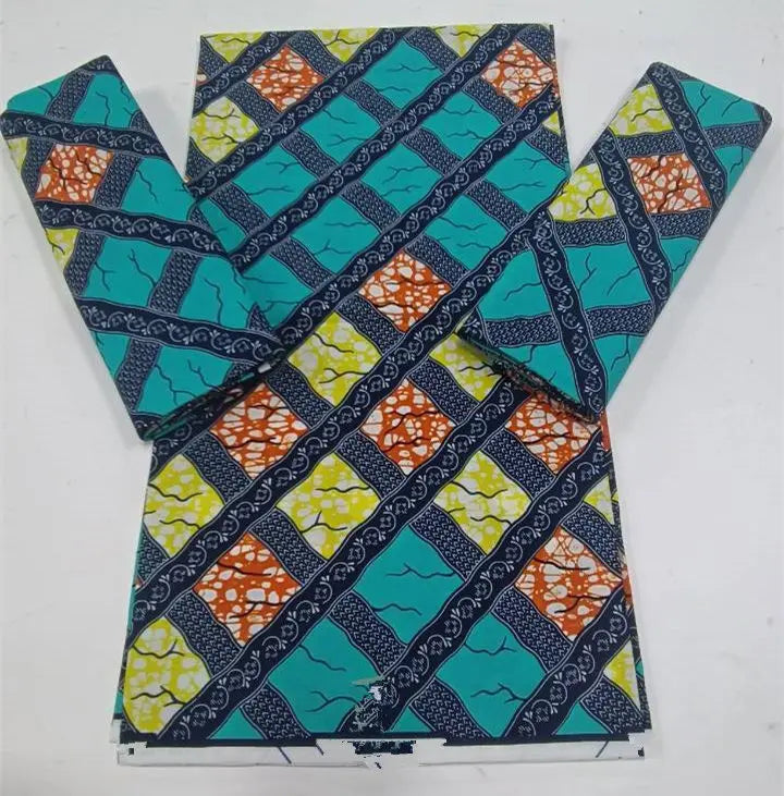 2023 Guaranteed Veritable Super Hollandais African Wax Fabric 100%Cotton 6 yards Original Ankara Block Print Pattern Africa