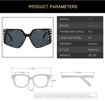 Classic Irregular Cat Eye Sunglasses Women Men Personality Design Outdoor Driving Fashion Party Sun Glasses UV400 Lentes De Sol