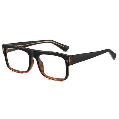Fashion Men Prescription Myopia Glasses Luxury Brand Black Square Blue Light Blocking Eyewear Male Glasses For Vision 0 To -6.0