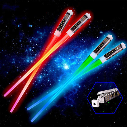 1 Pair LED Glowing Chopsticks Light Up Sticks Versatile Chopsticks for  Carnival Club Party Wedding Birthday Raves Concert