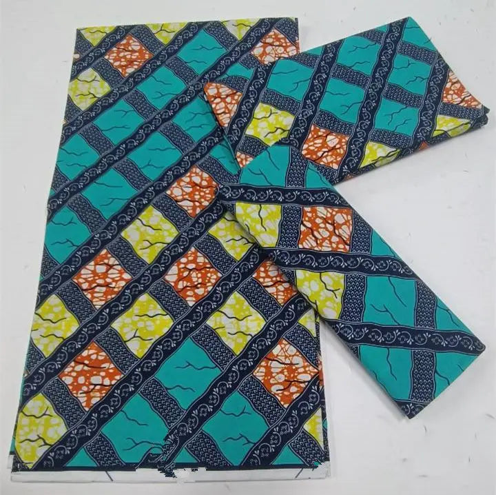 Grand Super Original African Wax Fabric High Quality Nigerian Print Ankara Fabric For Sewing 6 Yard Women Dress 100% Cotton